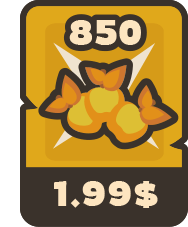 850 golden apples for 1.99$
